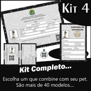 🛡️ Kit Identifica Pet Premium: A Proteção que seu Melhor Amigo Merece!
