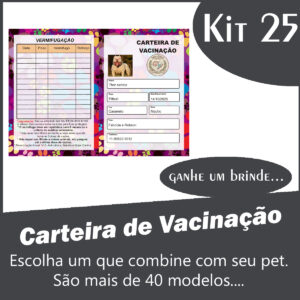 🏆 Carteira de Vacinação Premium – Qualidade e Proteção em sua Casa